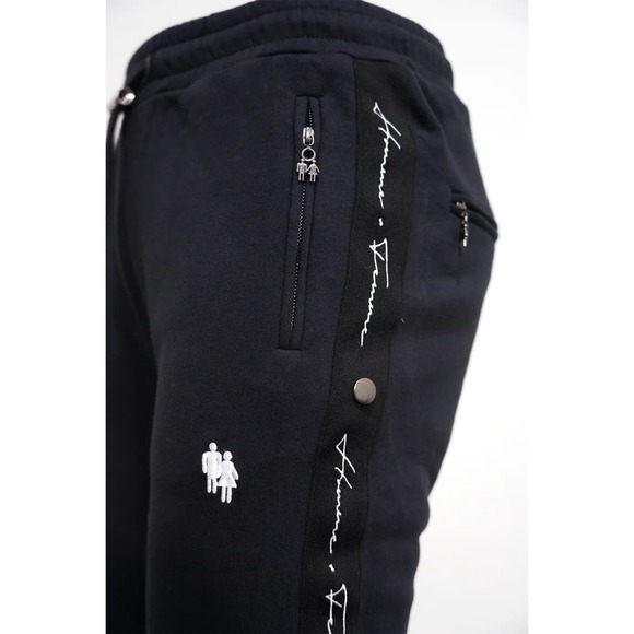 Homme + Femme Men's Signature Slim Fit Track Jogger Sweatpants - Picture 4 of 6